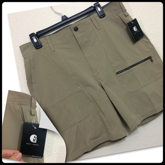 Hurley-Carhartt Other - Hurley-Carhartt Mens Work Short Flat Front Shorts